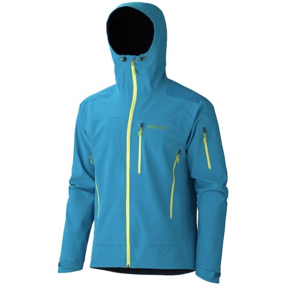 NWOT Marmot Zion Neoshell Polartec Waterproof Hooded Jacket Coat Women's Large